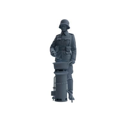 MRY-SFW SSTR231 WWII British Army Logistics Soldier Picnic Four-Person Group