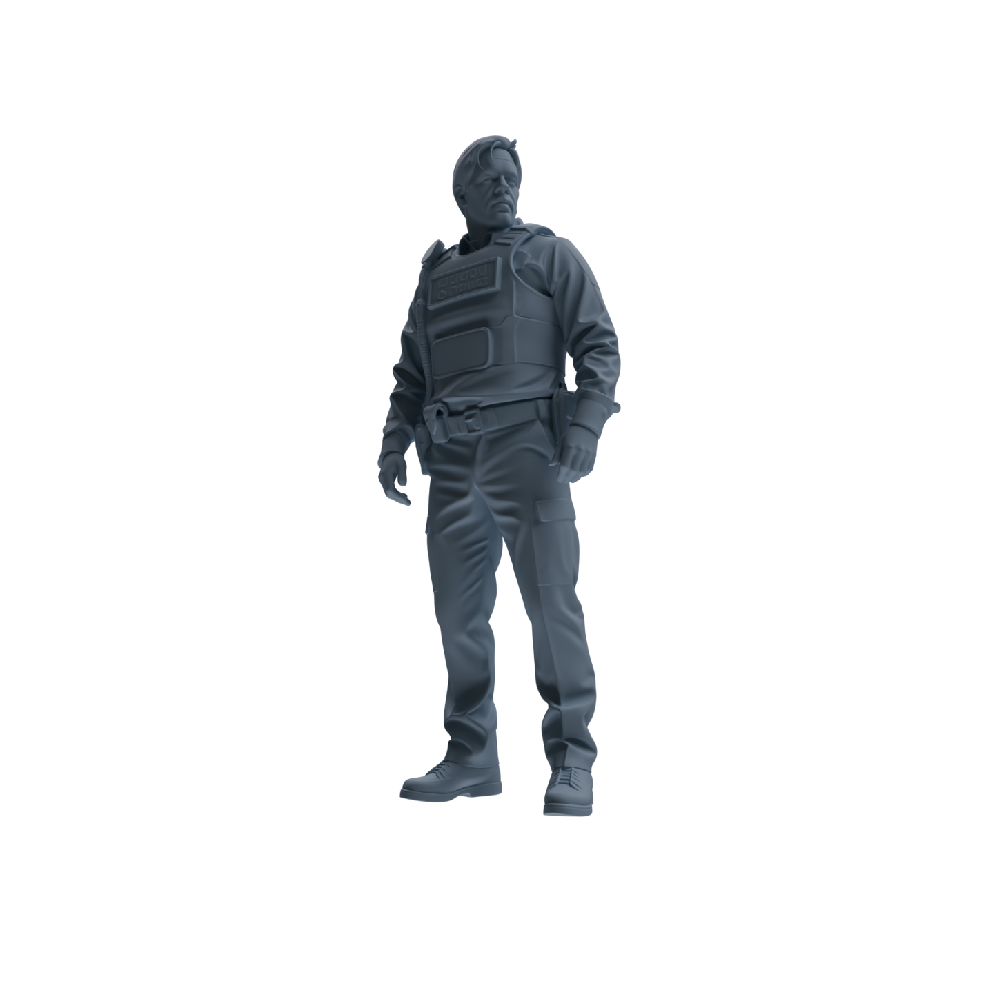 MRY-SFW SSTR123 Miniatures Soldier Model Kit Boston Attack Modern Boston Police Four-Person Reconnaissance Group