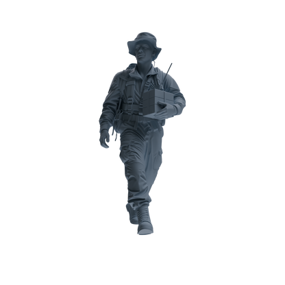 MRY-SFW SSTR132 Miniatures Soldier Model Kit War of Hyenas Modern Canadian Army Four-Person Logistics Group