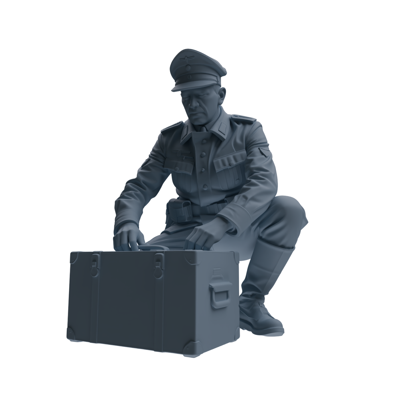 MRY-SFW SSTR257 WWI German Army Logistics Soldier Combat Readiness Four-Person Group