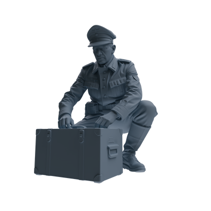 MRY-SFW SSTR257 WWI German Army Logistics Soldier Combat Readiness Four-Person Group