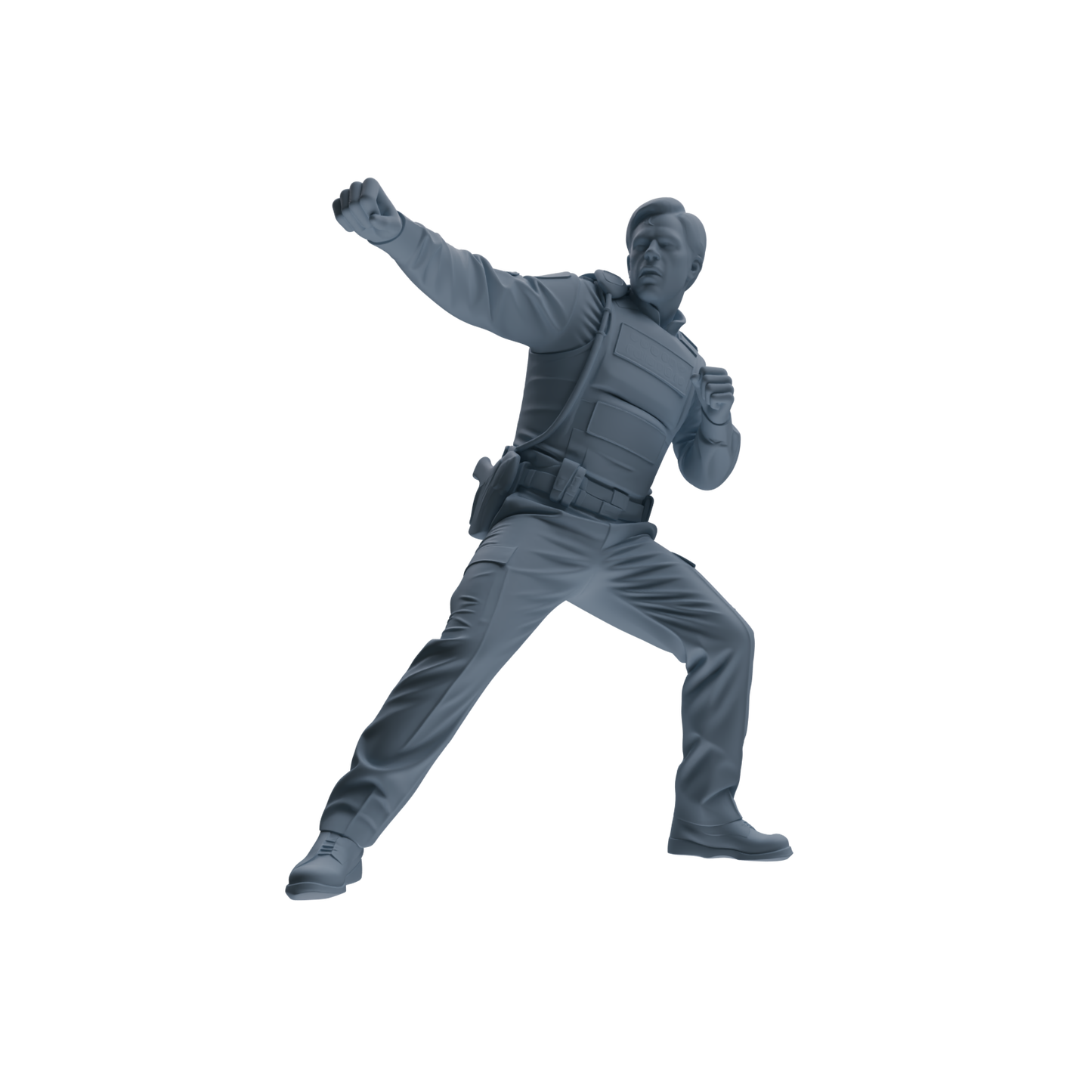 MRY-SFW SSTR112  Miniatures Soldier Model Kit Boston Attack Modern Boston Police Three-Person Arrest Group