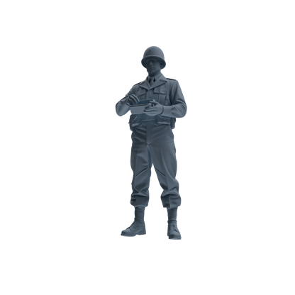 MRY-SFW SSTR227 WWII U.S. Army Logistics Soldier Picnic Four-Person Group