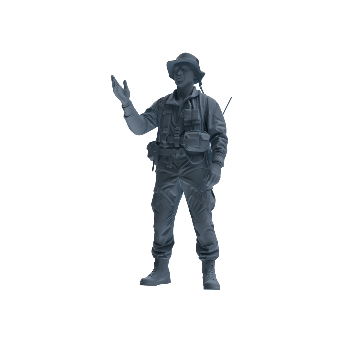 MRY-SFW SSTR134 Miniatures Soldier Model Kit War of Hyenas Modern Canadian Army Four-Person Conversation Group
