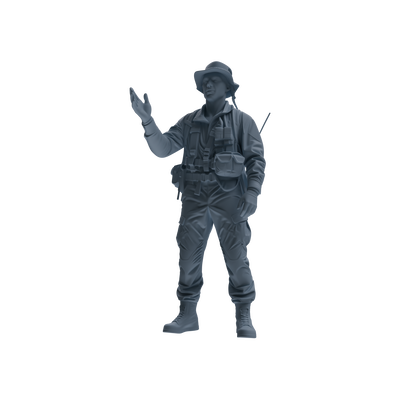 MRY-SFW SSTR134 Miniatures Soldier Model Kit War of Hyenas Modern Canadian Army Four-Person Conversation Group