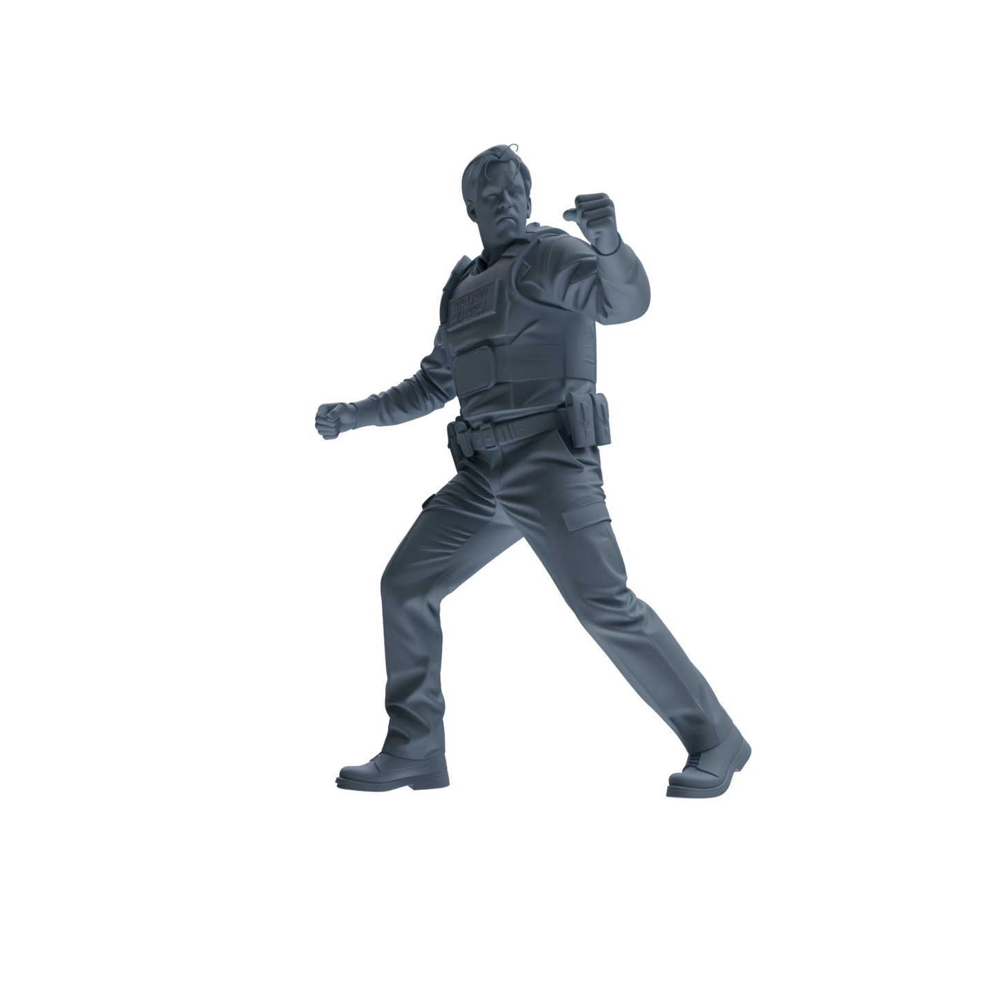 MRY-SFW SSTR129 Miniatures Soldier Model Kit Boston Attack Modern Boston Police Four-Person Tactics Group