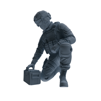 MRY-SFW SSTR357 Modern American Mercenary Combat Readiness Four-Person Group