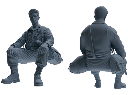MRY-SFW SSTR061  Miniatures Soldier Model Kit Hacksaw Ridge Rescue Story WWII U.S. Army Six-Person Resting Group