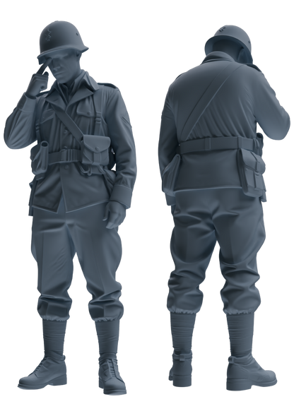 MRY-SFW SSTR071 Miniatures Soldier Model Kit Saving Ryan in Normandy WWII U.S. Army Six-Person Praying Group
