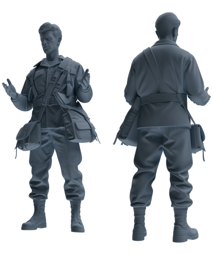 MRY-SFW SSTR052 Miniatures Soldier Model Kit Hacksaw Ridge Rescue Story WWII U.S. Army Six-Person Conversation Group