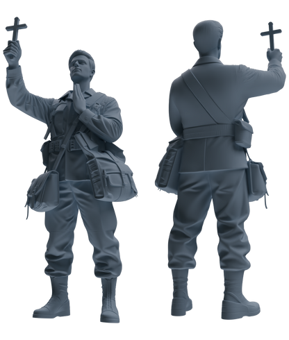 MRY-SFW SSTR058 Miniatures Soldier Model Kit Hacksaw Ridge Rescue Story WWII U.S. Army Six-Person Praying Group