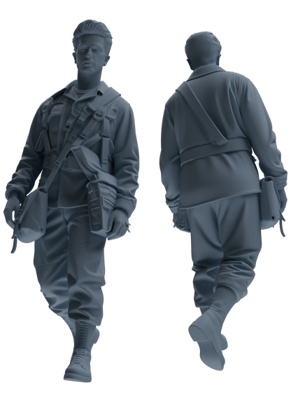 MRY-SFW SSTR055 Miniatures Soldier Model Kit Hacksaw Ridge Rescue Story WWII U.S. Army Six-Person Rescue Group