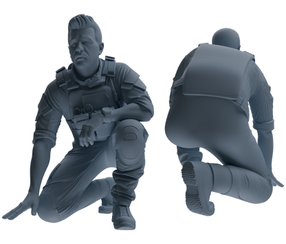 MRY-SFW SSTR019 Miniatures Soldier Model Kit Modern Navy SEAL Six-Person Reconnaissance Group