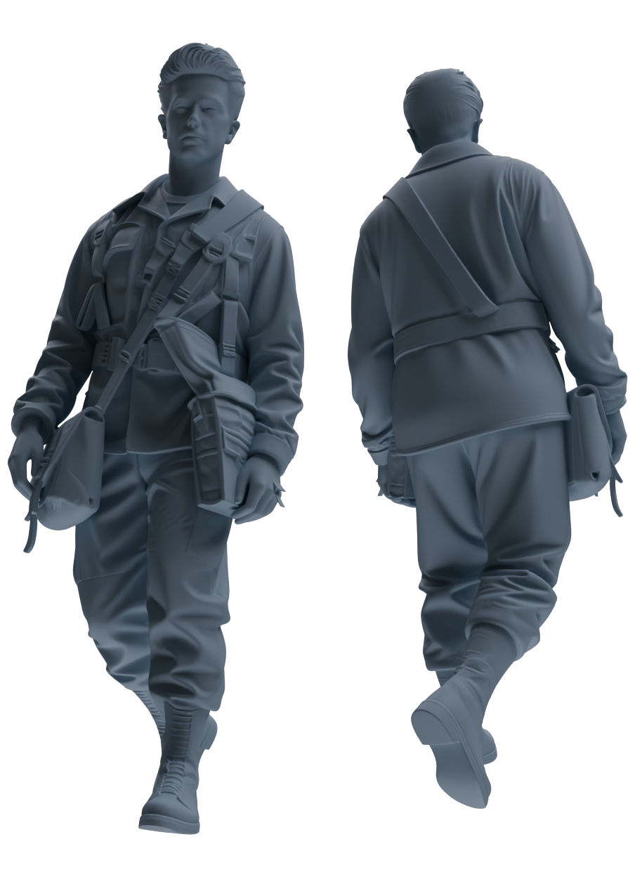 MRY-SFW SSTR056 Miniatures Soldier Model Kit Hacksaw Ridge Rescue Story WWII U.S. Army Six-Person Triumphant Return Group