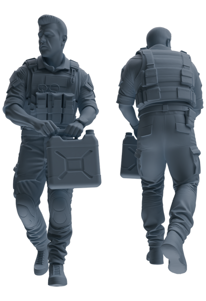 MRY-SFW SSTR009  Modern Navy SEAL Six-Person Logistics Group
