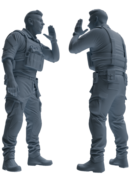 MRY-SFW SSTR018 Miniatures Soldier Model Kit Modern Navy SEAL Six-Person Search and Rescue Group