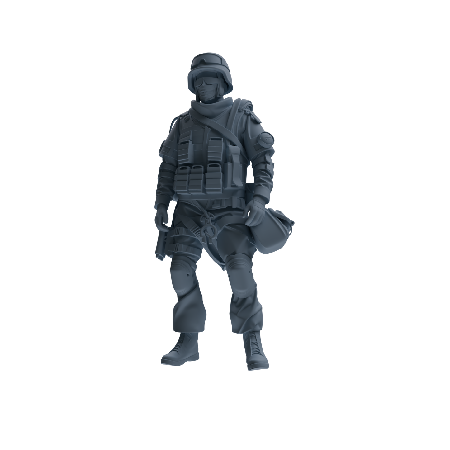 MRY-SFW SSTR334 Modern Counter-Terrorism SWAT Fire Support Operator Garrison Four-Person Group