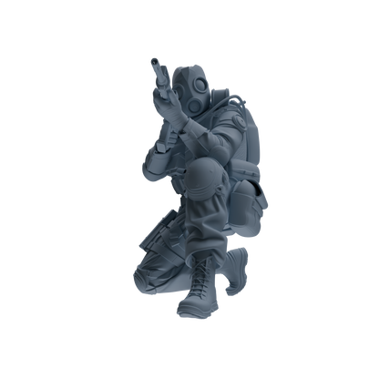 MRY-SFW SSTR343 Modern Counter-Terrorism SWAT Breacher Combat 4 Four-Person Group