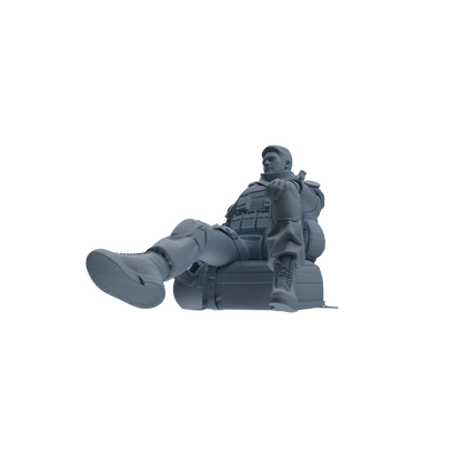 MRY-SFW SSTR333 Modern Counter-Terrorism SWAT Fire Support Operator Rest 3 Four-Person Group