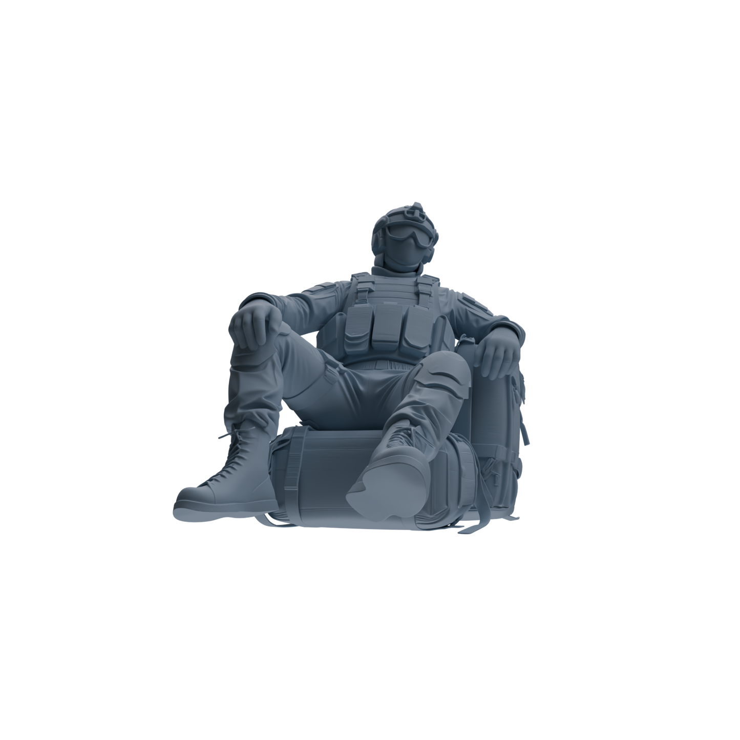MRY-SFW SSTR353 Modern American Mercenary Rest 3 Four-Person Group