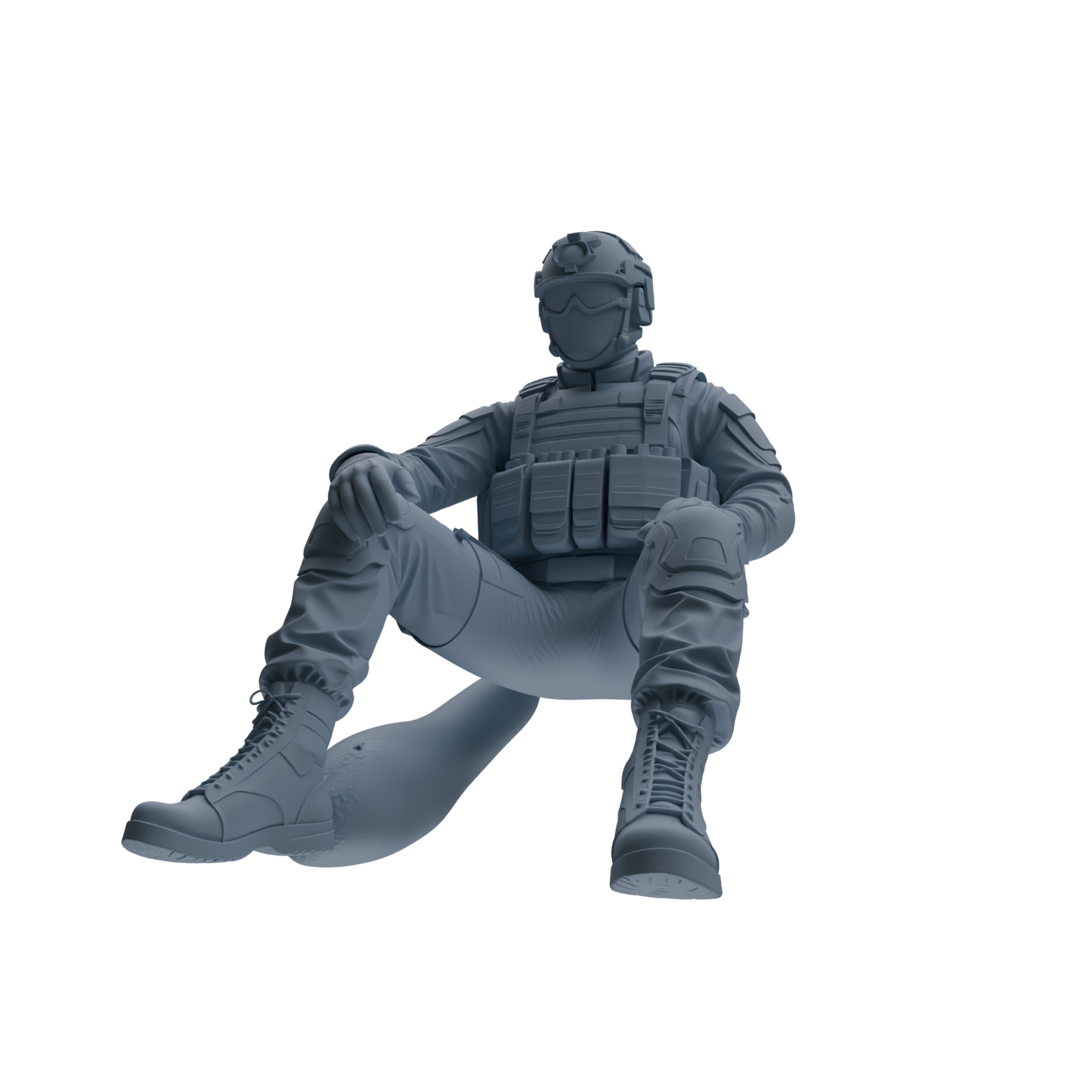 MRY-SFW SSTR351 Modern American Mercenary Rest Four-Person Group