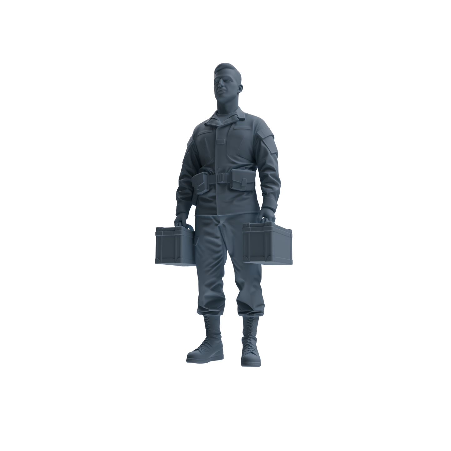 MRY-SFW SSTR244 Modern U.S. Army Logistics Soldier Logistics Four-Person Group