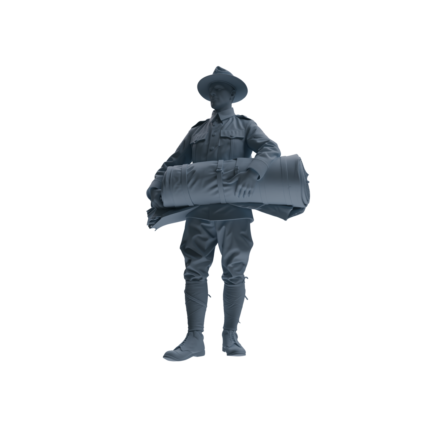MRY-SFW SSTR264 WWI U.S. Army Logistics Soldier Logistics Four-Person Group