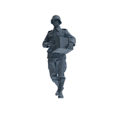 MRY-SFW SSTR220 WWII French Army Logistics Soldier Logistics Four-Person Group