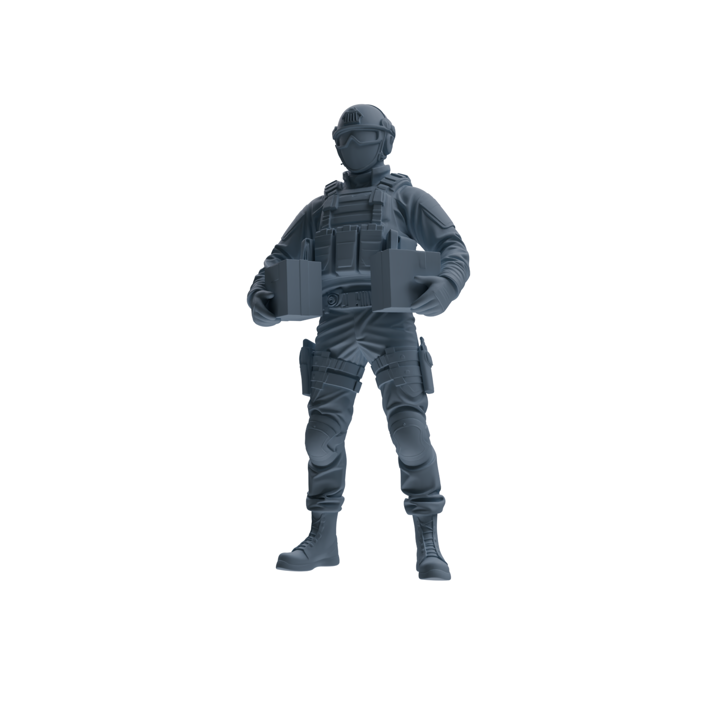 MRY-SFW SSTR344 Modern American Mercenary Carrying Four-Person Group