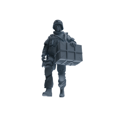 MRY-SFW SSTR326 Modern Counter-Terrorism SWAT Suppressor Logistics Four-Person Group