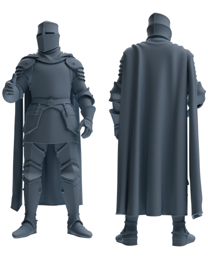 MRY-SFW SSTR091 Miniatures Soldier Model Kit Medieval Knight Five-Person Celebration Group