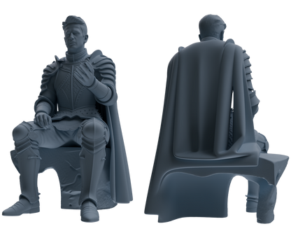 MRY-SFW SSTR078 Miniatures Soldier Model Kit Medieval Knight Without Helmet Five-Person Conversation Group