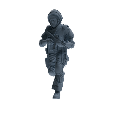 MRY-SFW SSTR322 Modern Counter-Terrorism SWAT Shield Bearer Combat Four-Person Group