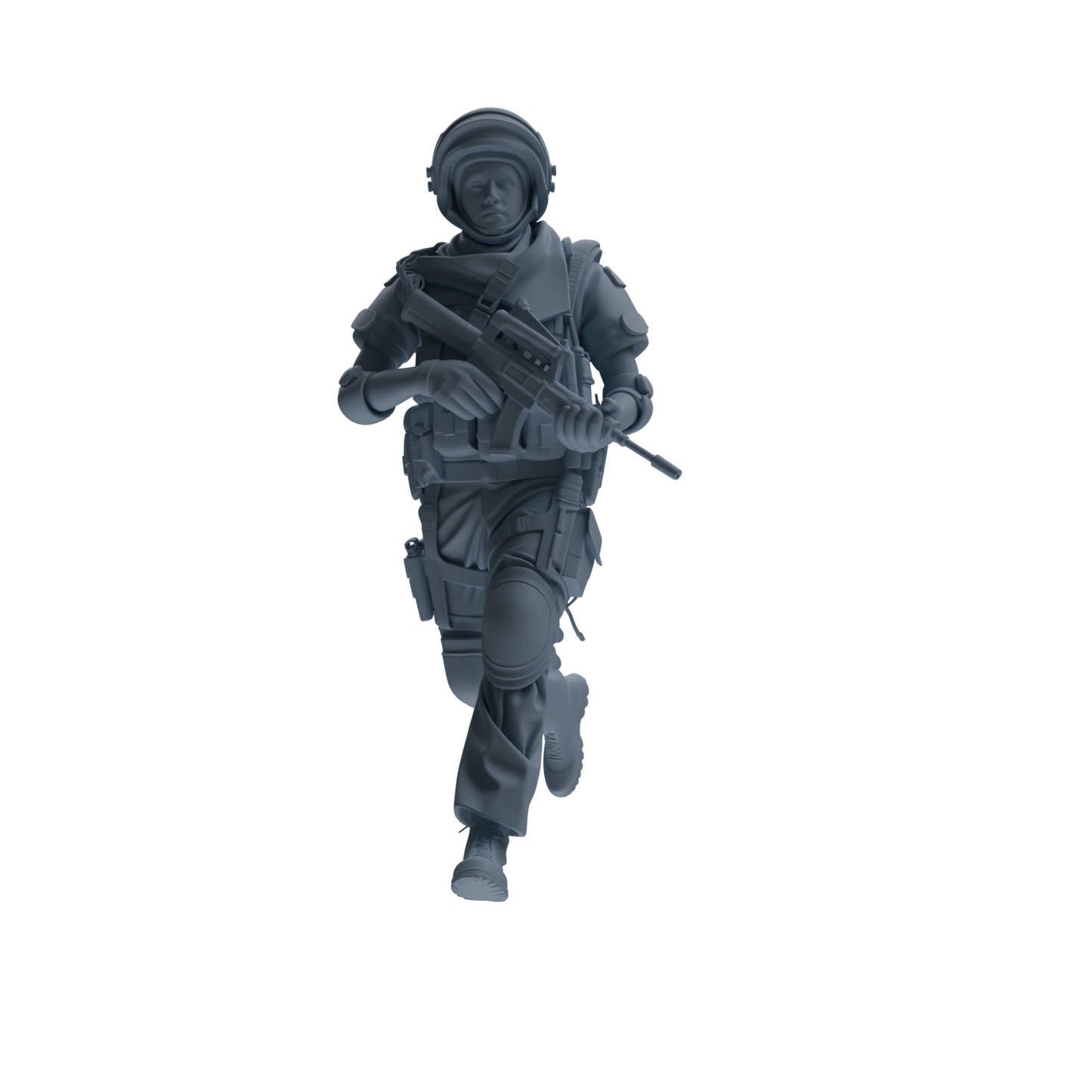 MRY-SFW SSTR325 Modern Counter-Terrorism SWAT Shield Bearer Combat 4 Three-Person Group