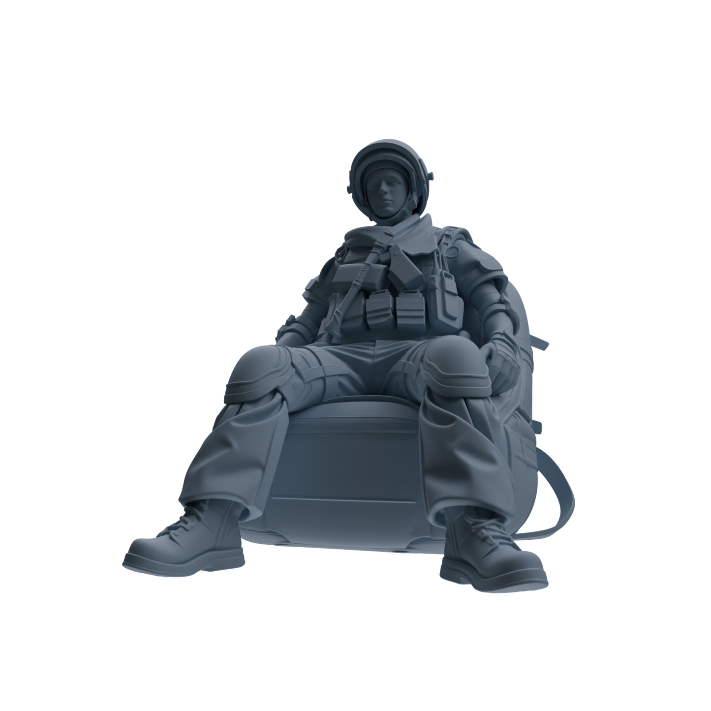 MRY-SFW SSTR320 Modern Counter-Terrorism SWAT Shield Bearer Rest 3 Four-Person Group