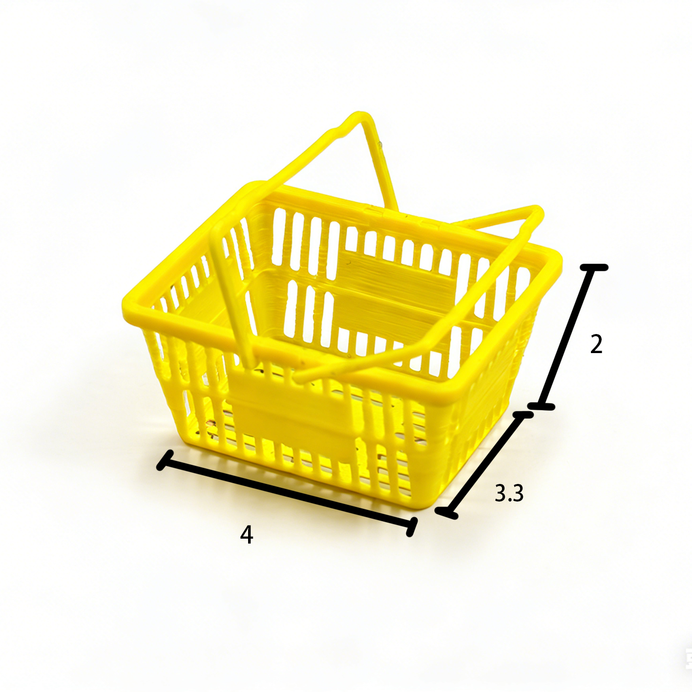 RHF267 shopping basket Mini supermarket shopping basket dollhouse accessories shop scene props and miniature scene model