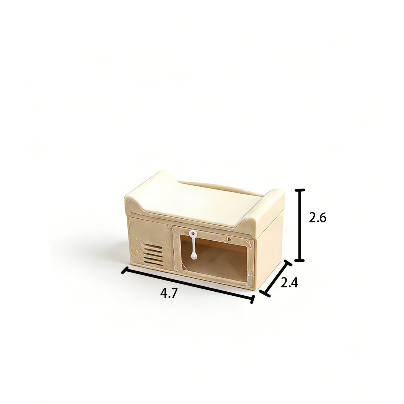 RHF259 Cat Scratcher Miniature Scene Model Ornament Original Cute & Healing Mini Cat House Dollhouse Furniture Accessory Home Scene Props