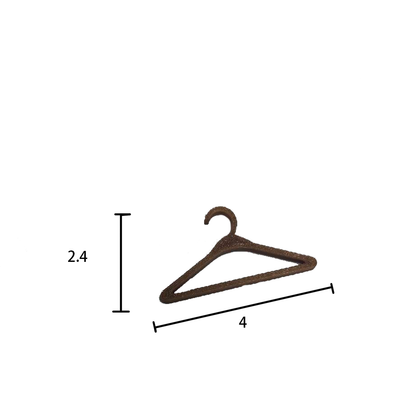 RHF12237 Decorative Clothes Hanger 3D Printing DIY Miniature Scenes Dollhouse Creative Ornaments Desktop Scenes Mini Models BJD & OB Dolls Decorative Clothes Hanger Wall Corner Room Hanging Painting