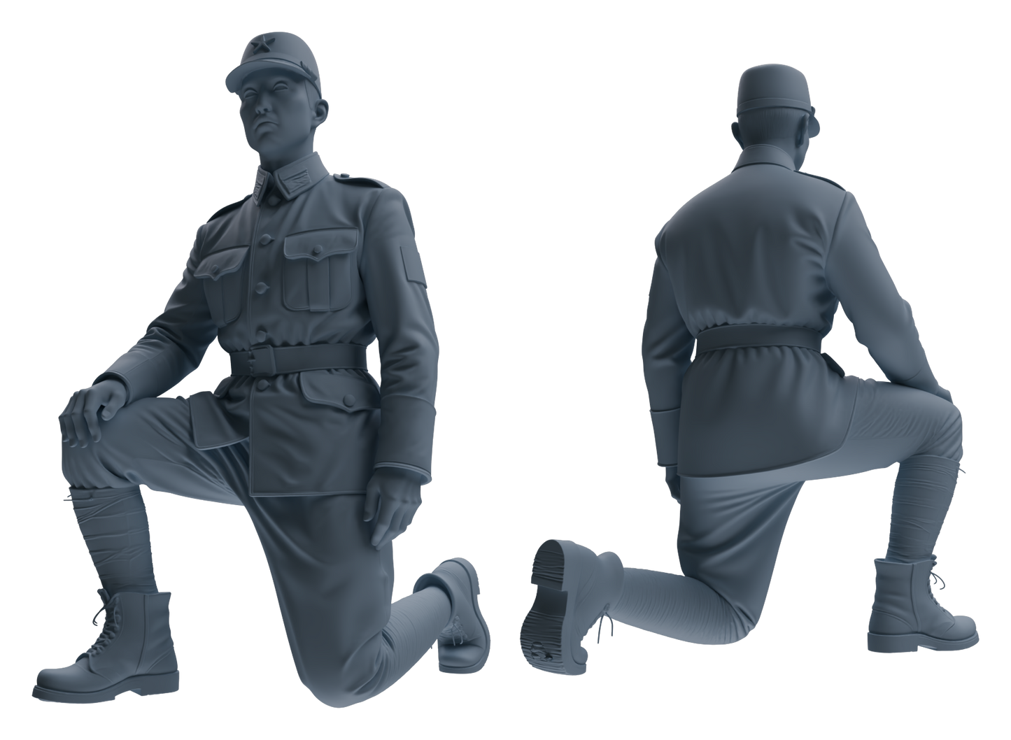 MRY-SFW LYGR635 WWII Japanese Army Six-Person Reprimand Group