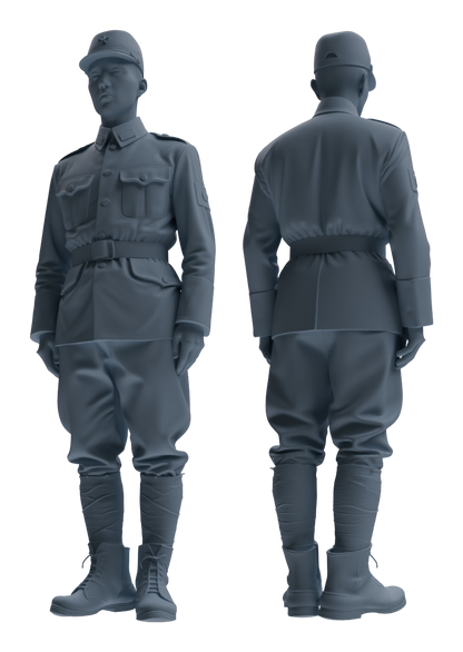 MRY-SFW LYGR637 WWII Japanese Army Six-Person Daily Routine
