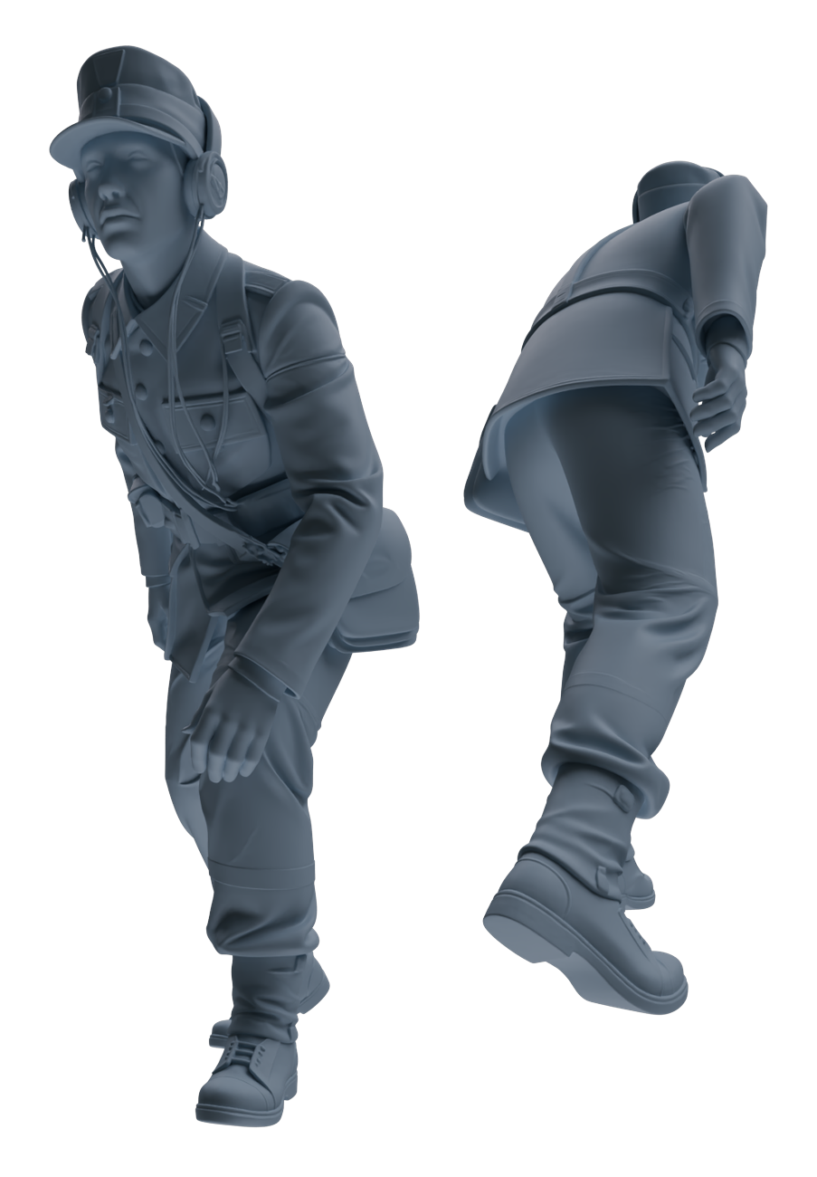 MRY-SFW LYGR648 WWII Mine Soldier Six-Person Battle Group