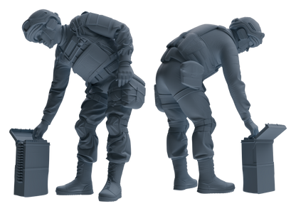 MRY-SFW LYGR626 Modern Airborne Division Six-Person Combat Readiness