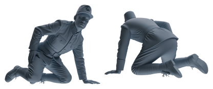 MRY-SFW LYGR638 WWII Japanese Army Six-Person Ambush Group