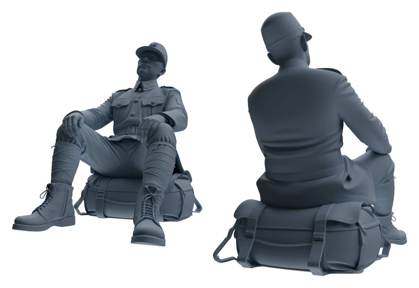 MRY-SFW LYGR634 WWII Japanese Army Seven-Person Rest