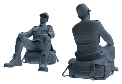 MRY-SFW LYGR634 WWII Japanese Army Seven-Person Rest
