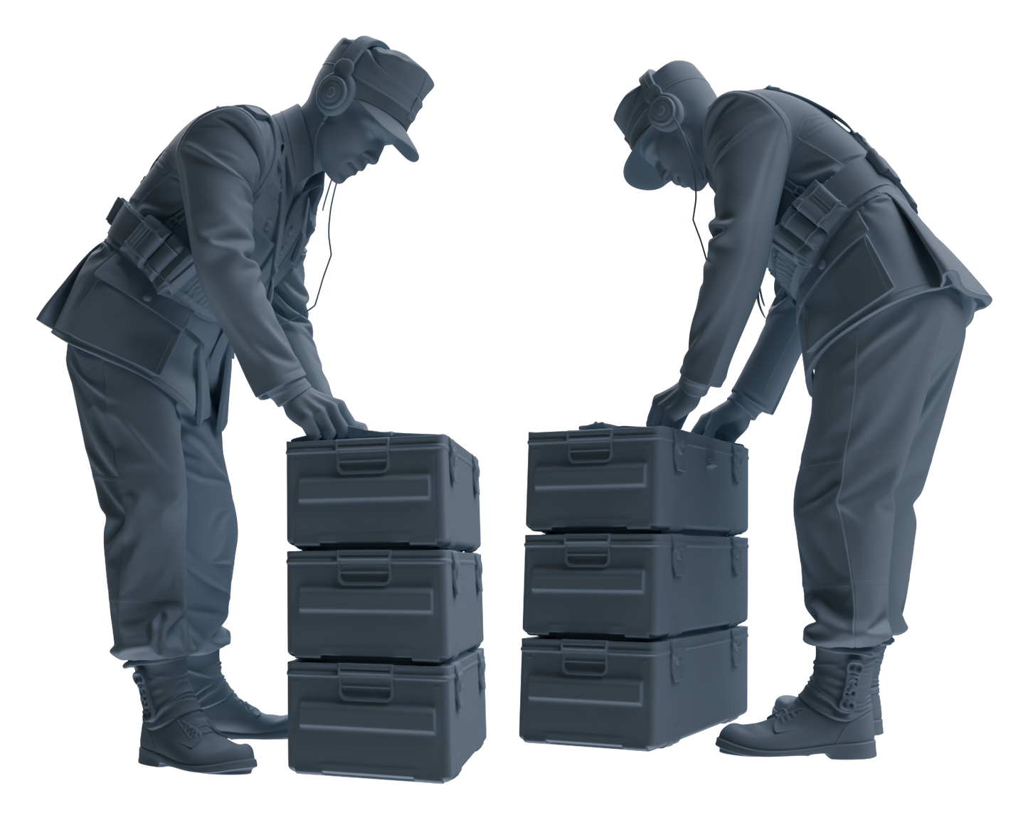 MRY-SFW LYGR647 WWII Mine Soldier Five-Person Organizing Group