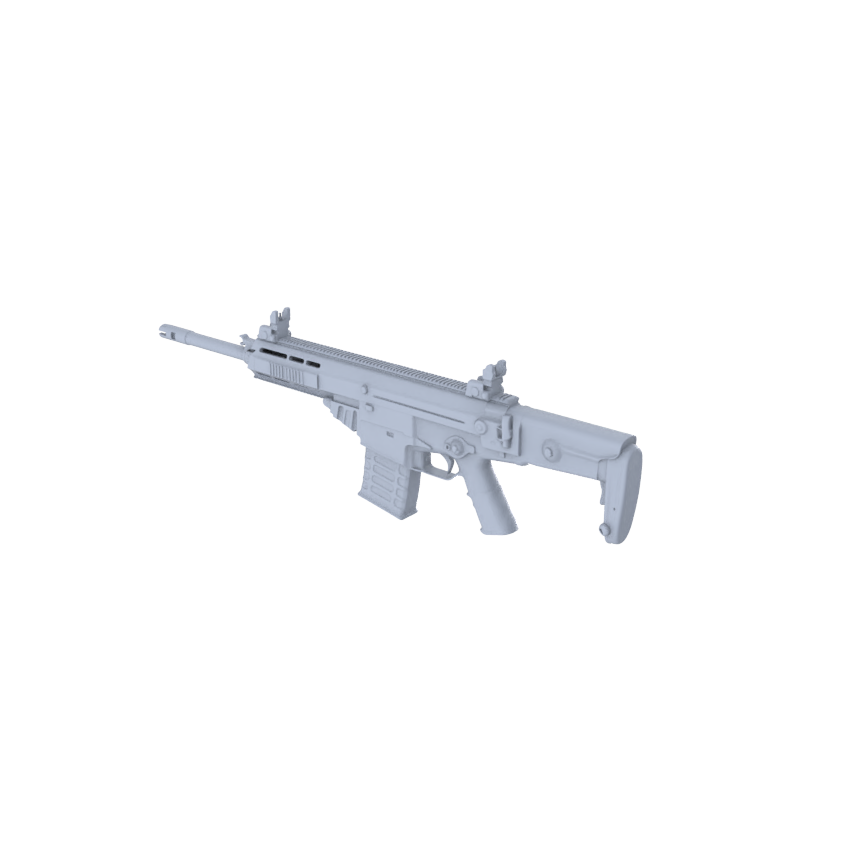 MRY-SFW LYGS001 Modern Standard Rifle 3D Model - 6 Selection Drawings