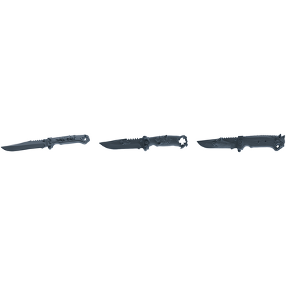 MRY-SFW LYGS392 Wolf Head Shaped Knife Weapon Modern Model 3 pcs