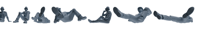 MRY-SFW LYGR808 Modern British Police Seven-Person Rest Group