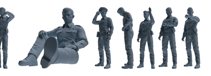 MRY-SFW LYGR676 Los Angeles Patrol Police Seven-Person Daily Routine 3